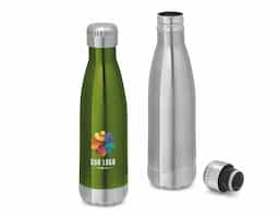 Squeeze aço inox com parede dupla e tampa com sistema de vácuo Ccpacidade até 510 ml.