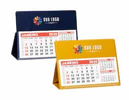 calendário de pvc. Material pvc  com "bolso" plástico para encaixar o calendário basta encaixar a "rebarba" no bolso pvc para montar a base.+ REFIL 2024 tamanho montado 10,3 cm x 12,0