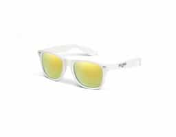 Óculos de sol em PC com lentes espelhadas de categoria 3 e UV400 de proteção. Em conformidade com as normas EN ISO 12312-1. 146 x 49 x 150 mm