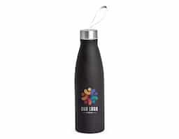 Garrafa de inox de 800ml, ideal para manter suas bebidas na temperatura desejada. Possui tampa rosqueável de nylon embutida, que garante um fechamento seguro e evita vazamentos. Com design prático e resistente, é perfeita para o dia a dia, viagens ou atividades ao ar livre. A garrafa é fácil de limpar e contribui para a redução do uso de plástico.