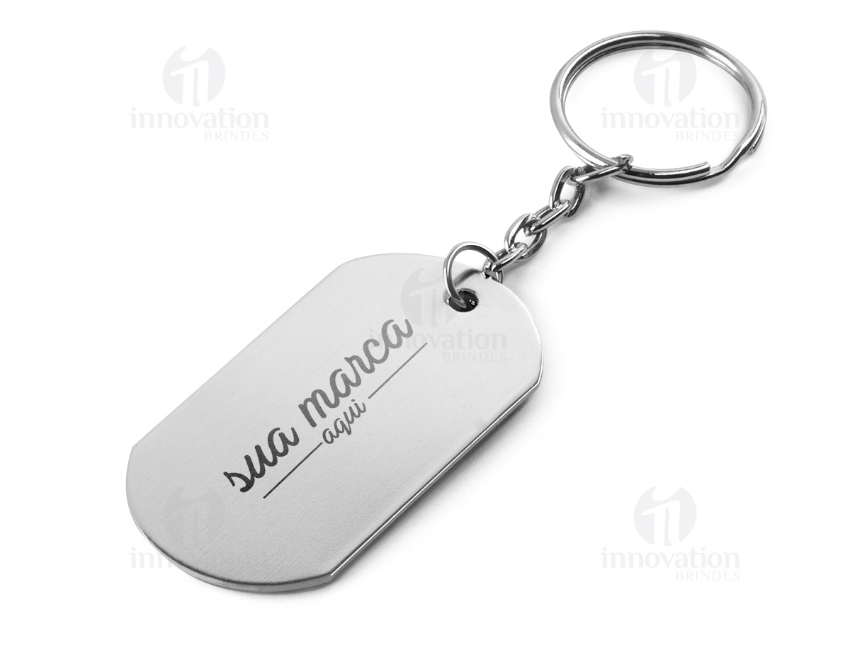 Chaveiro em alumínio
