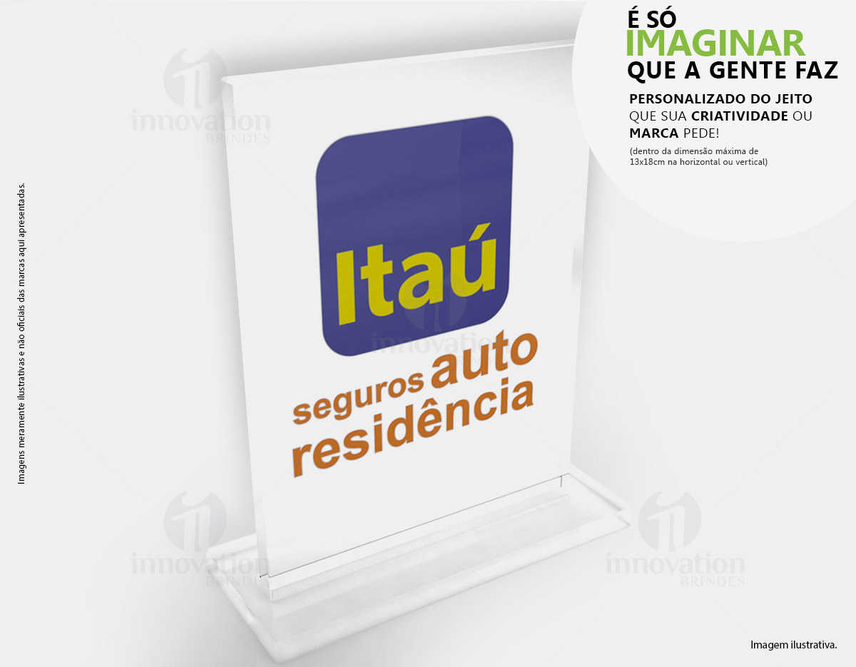 Troféu produzido em acrílico cristal 100% virgem, com espessura de 6 mm e com recorte especial  Base do Troféu com acrílico de 10 mm.