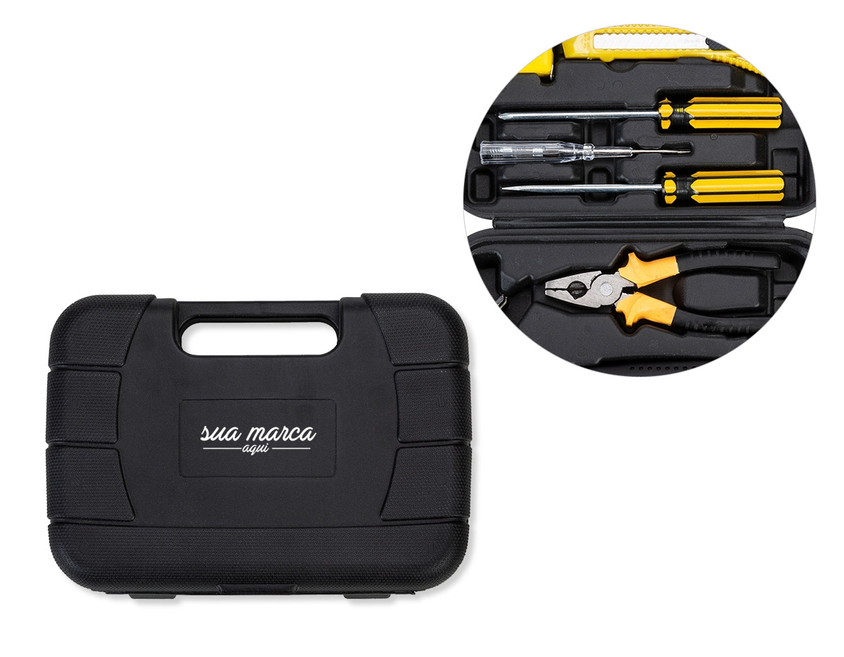 Kit ferramenta 8 peças com estojo