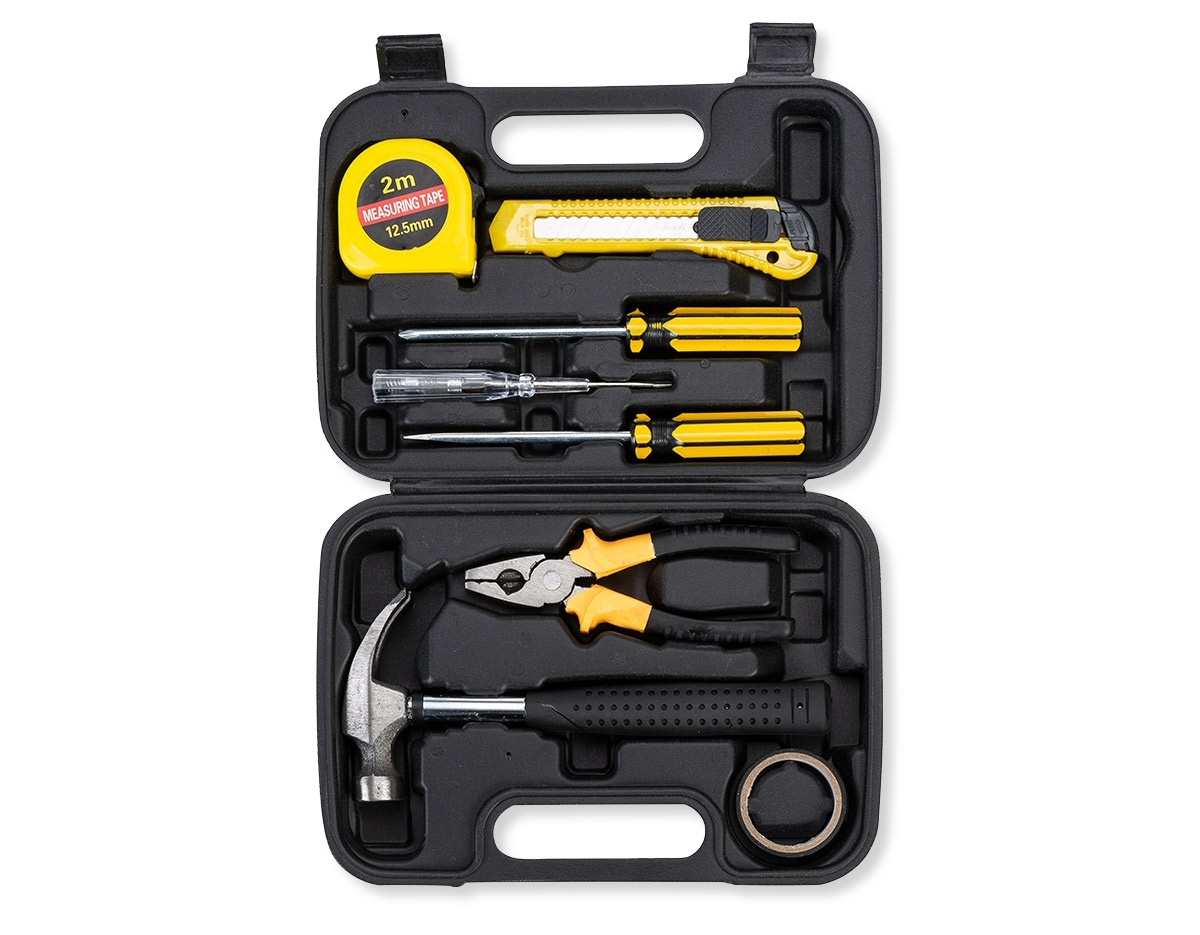 Kit ferramenta 8 peças com estojo