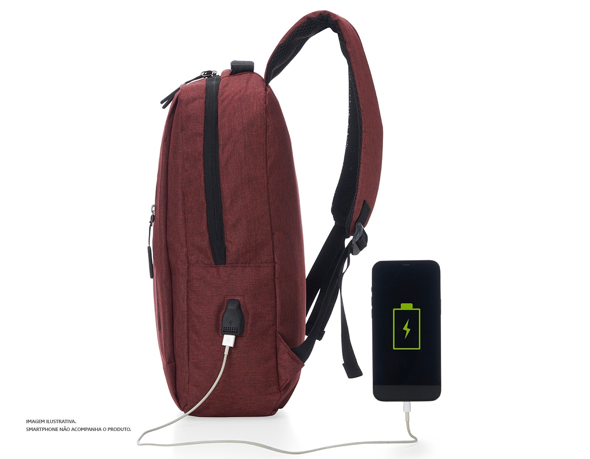 Mochila nylon p/ notebook 15,6"