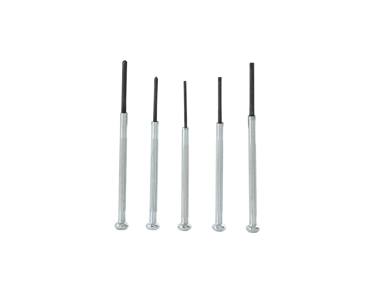 Kit ferramenta 8 peças em estojo plástico com trava de segurança. Contém chave Phillips, trena de 2 metros com trava, conjunto de 5 chaves de precisão e chave de fenda.