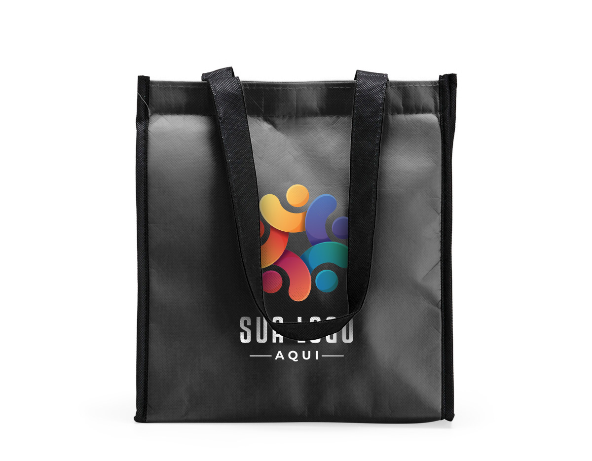 Bolsa térmica em tnt 6 Litros, fechamento com velcro.