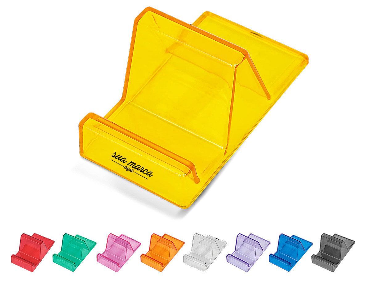 Suporte acrílico para celular.