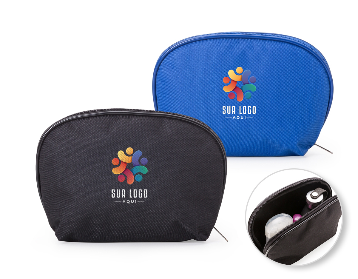 A nécessaire de nylon totalmente colorida apresenta zíper resistente e interior emborrachado, garantindo durabilidade e fácil limpeza. Ideal para organizar cosméticos e acessórios pessoais, oferece praticidade e estilo em qualquer viagem ou rotina diária.