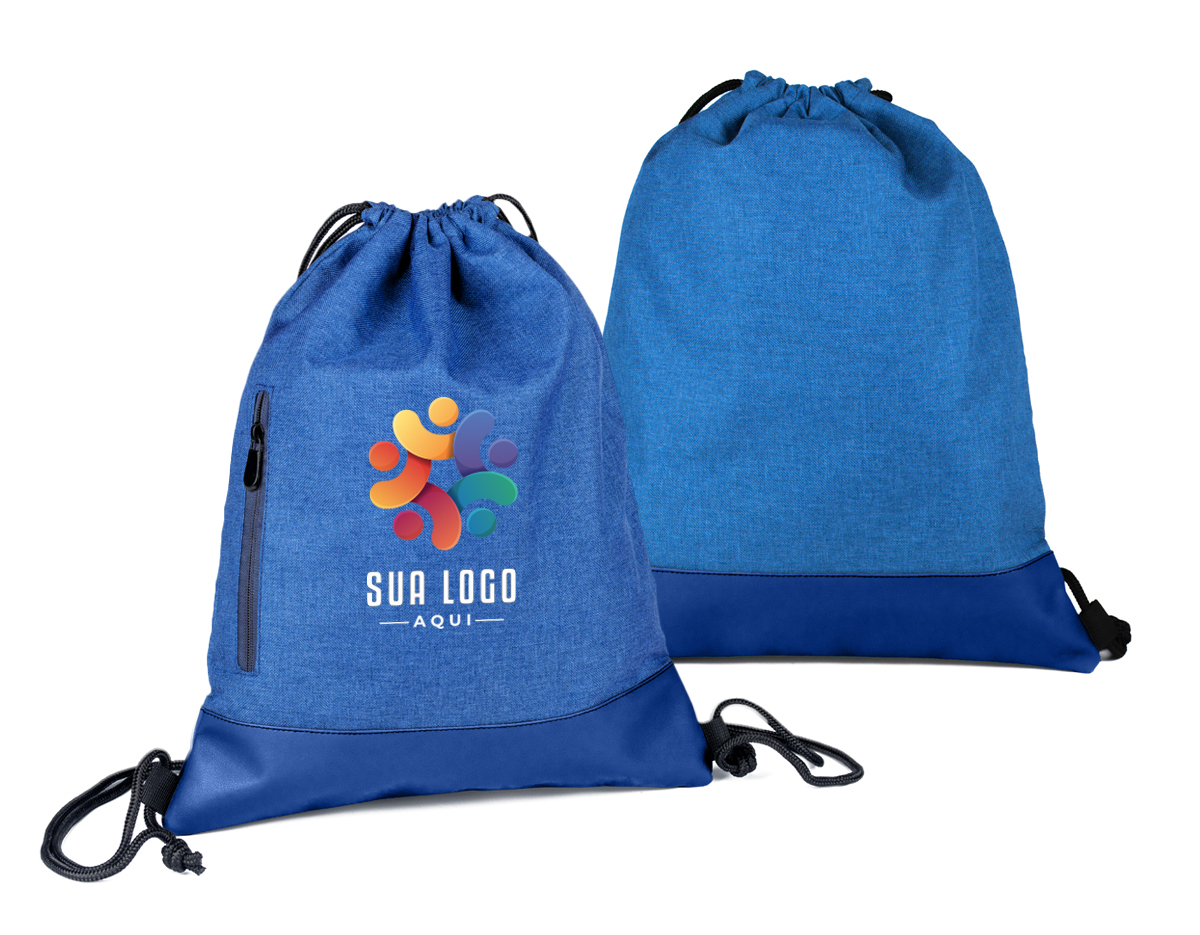 Esta sacola/mochila é feita de tecido poliéster 210D com revestimento em PU, garantindo durabilidade e resistência. Com design versátil, pode ser usada tanto como mochila quanto como sacola, adaptando-se a diversas situações. Seu material leve e fácil de limpar a torna uma opção prática para o dia a dia, ideal para transportar objetos com conforto e estilo.