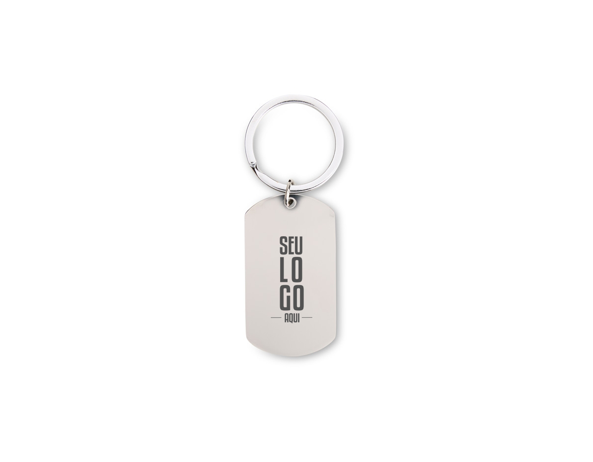 Chaveiro com acabamento espelhado em ambos os lados, combina estilo e modernidade. Seu design elegante reflete luz de forma única, tornando-o um acessório atraente e funcional. Ideal para quem busca um item prático que também agrega um toque sofisticado ao dia a dia. A versatilidade deste chaveiro o torna perfeito para diferentes ocasiões e usos.