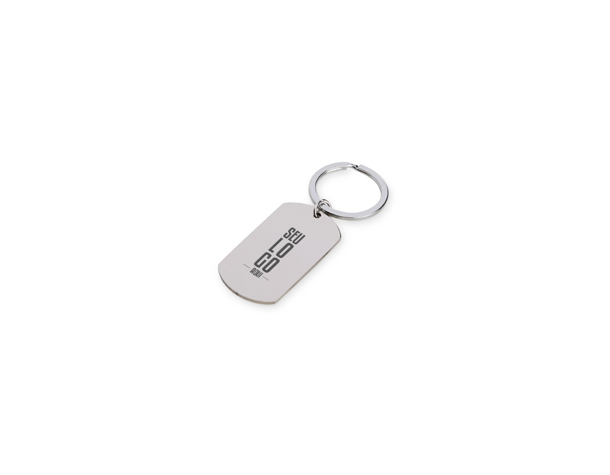 Chaveiro com acabamento espelhado em ambos os lados, combina estilo e modernidade. Seu design elegante reflete luz de forma única, tornando-o um acessório atraente e funcional. Ideal para quem busca um item prático que também agrega um toque sofisticado ao dia a dia. A versatilidade deste chaveiro o torna perfeito para diferentes ocasiões e usos.