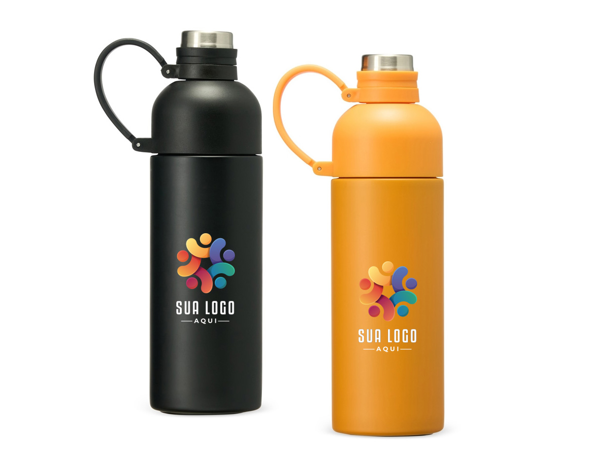 Mantenha a bebida na temperatura ideal, seja ela quentinha ou bem gelada! Com excelente conservação, nossa Garrafa Térmica de 460ml, produzida em aço inoxidável 304 e base antiderrapante para maior estabilidade em superfícies, possui um design super prático com duas aberturas, sendo uma com bocal contendo tampa protetora rosqueável e alça emborrachada integrada para facilitar a locomoção, e outra abertura larga para facilitar o enchimento e a limpeza.  Mais do que prática, essa garrafa garante que a bebida mantenha sua qualidade térmica e sabor por muito mais tempo.