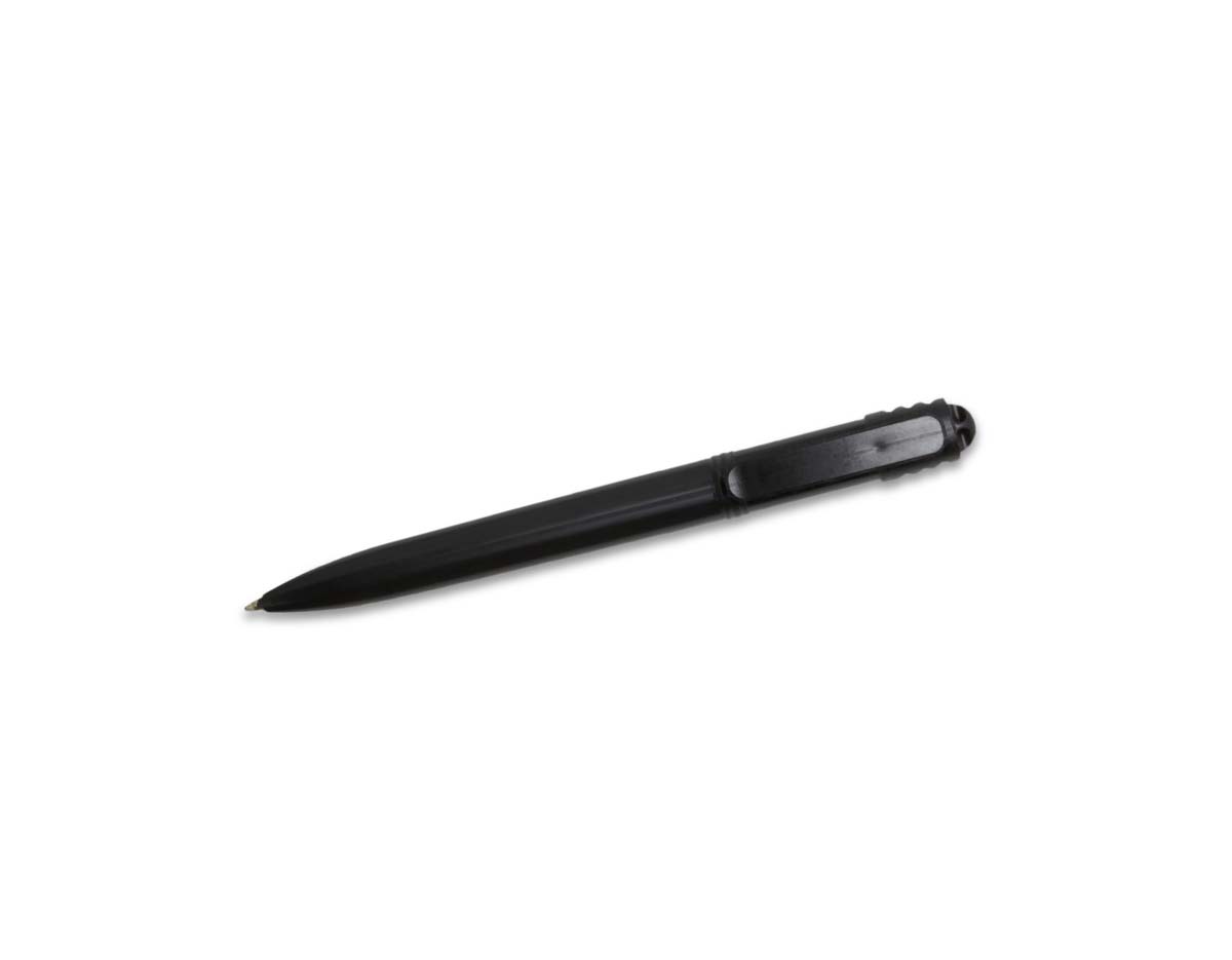 Caneta plástica com carga esferográfica azul e acionamento por clique. Proporciona escrita suave e prática no dia a dia. Leve, funcional e ideal para uso em escritórios, escolas ou atividades cotidianas.
