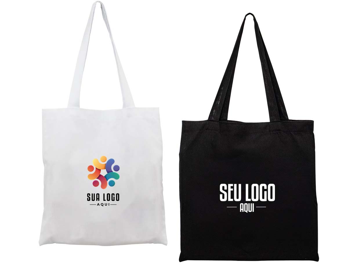 Sacola de algodão com alças resistentes costuradas na parte interna, garantindo maior durabilidade e acabamento discreto. Ideal para uso diário, compras ou ações promocionais, é uma alternativa ecológica e reutilizável ao uso de sacolas plásticas.