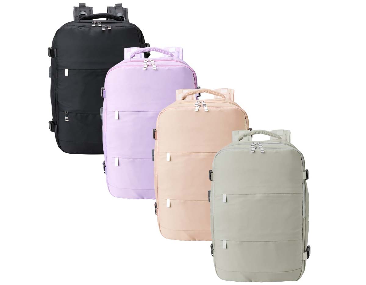 Versátil e completa, essa mochila de 41 litros é a escolha ideal para viagens, transporte de materiais de trabalho, estudo e todos os momentos do dia a dia! Com compartimentos inteligentes, ela oferece mais organização e segurança, além de resistência à água. Produzida em poliéster, são seis compartimentos, incluindo um para itens molhados, um exclusivo para tênis, um espaço amplo para roupas e documentos com entrada USB, um compartimento para notebook de até 15,6” e um bolso antifurto para maior proteção. Expansível e prática, conta ainda com fivelas ajustáveis, alças reguláveis que distribuem o peso de forma equilibrada, bolso lateral para garrafa, costas acolchoadas e engate para mala de viagem. Funcionalidade e conforto para qualquer ocasião!