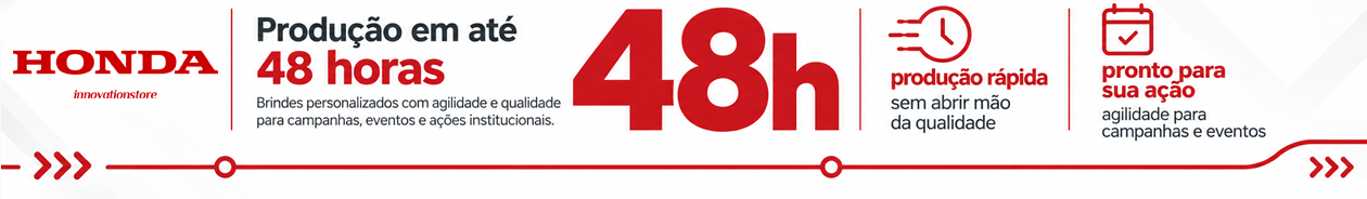 Produção em até 48 horas para campanhas, eventos e ações institucionais